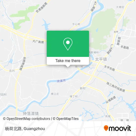 杨荷北路 map