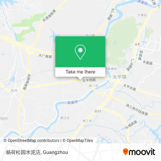 杨荷松园水泥店 map