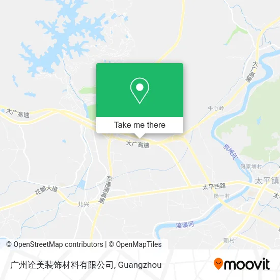 广州诠美装饰材料有限公司 map