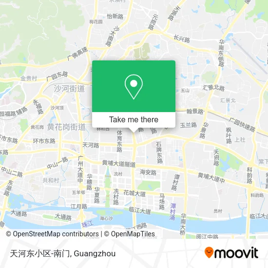 天河东小区-南门 map