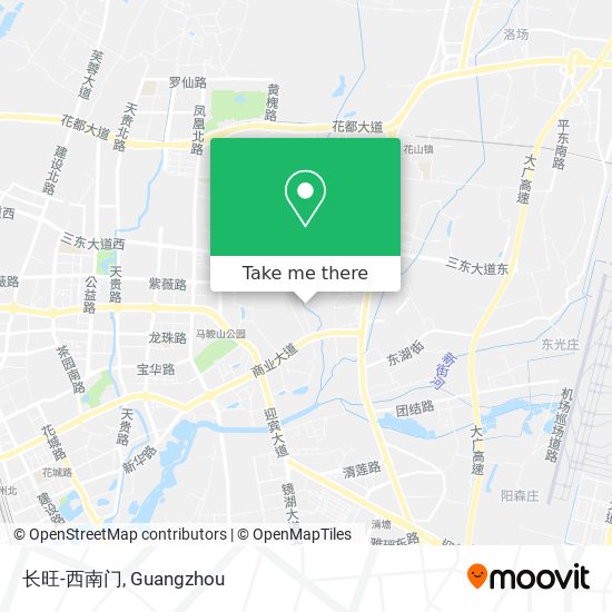 长旺-西南门 map