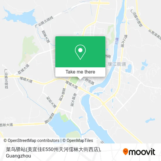 菜鸟驿站(美宜佳E550州天河儒林大街西店) map