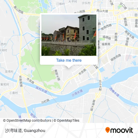 沙湾味道 map