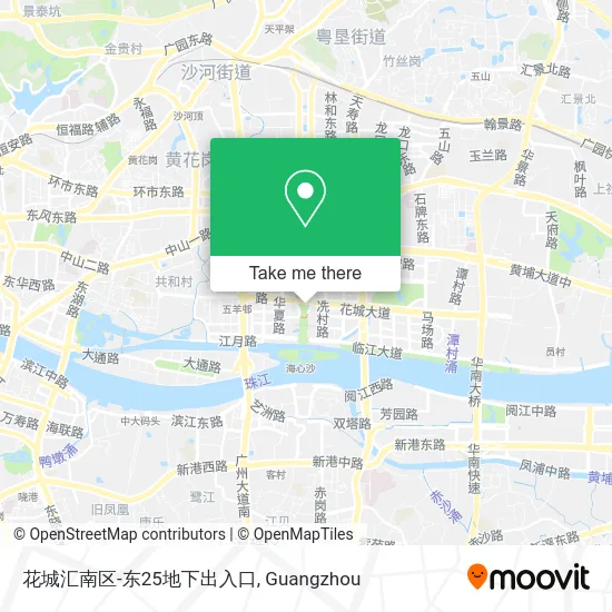 花城汇南区-东25地下出入口 map