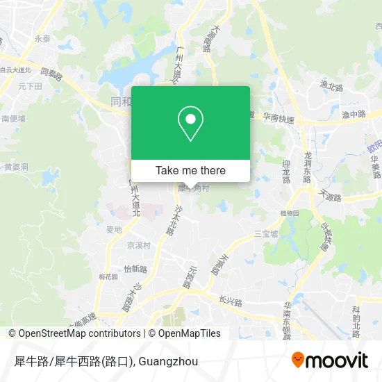 犀牛路/犀牛西路(路口) map