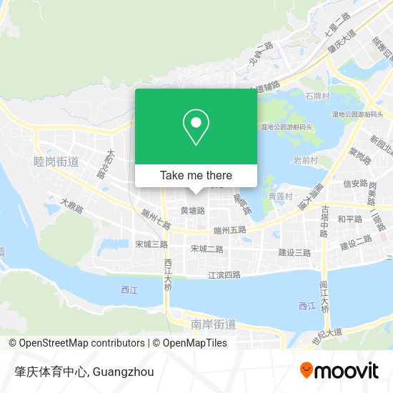 肇庆体育中心 map
