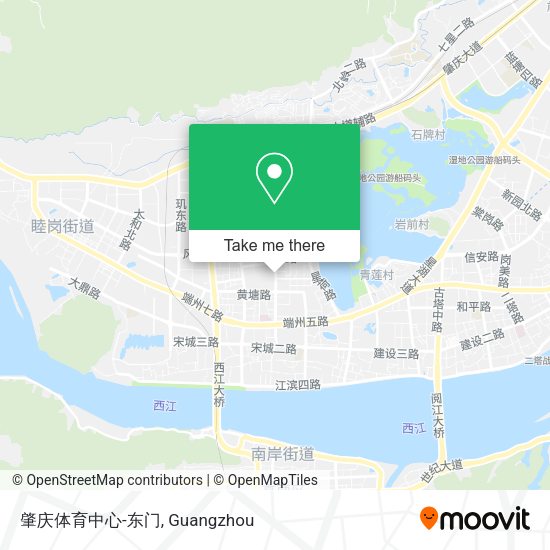 肇庆体育中心-东门 map