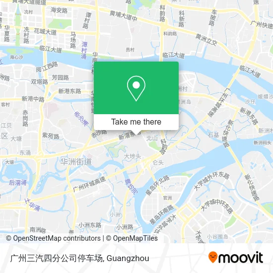 广州三汽四分公司停车场 map