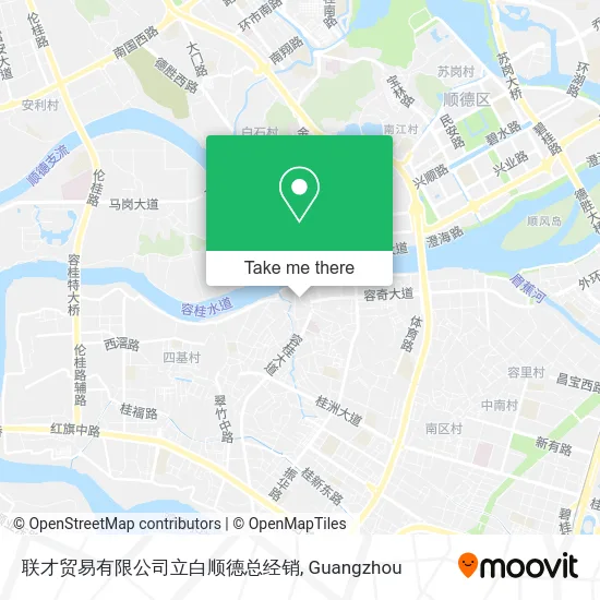 联才贸易有限公司立白顺德总经销 map