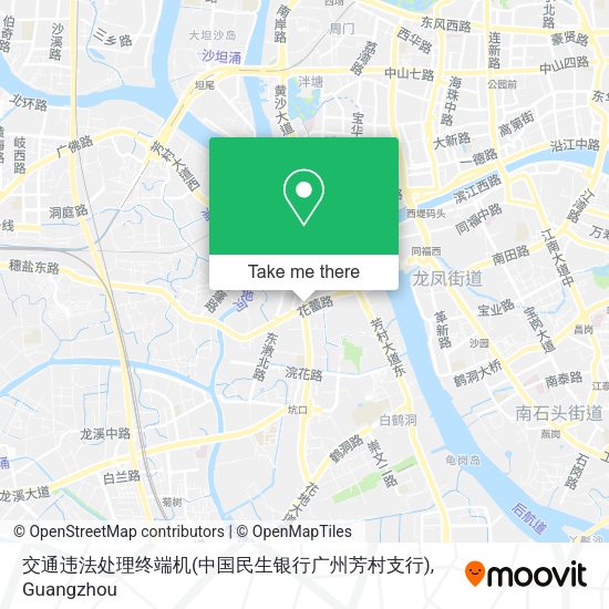 交通违法处理终端机(中国民生银行广州芳村支行) map