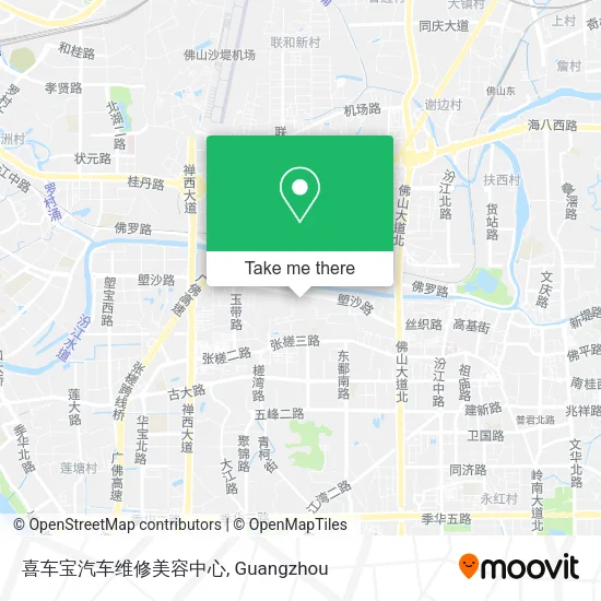 喜车宝汽车维修美容中心 map