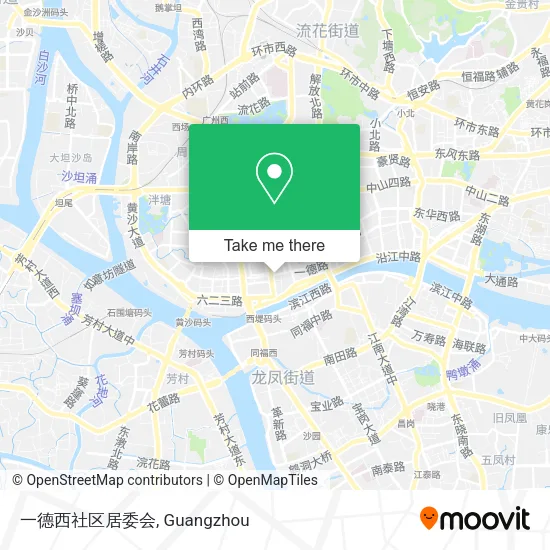 一德西社区居委会 map