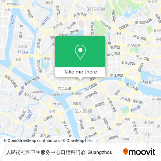 人民街社区卫生服务中心口腔科门诊 map