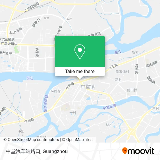 中堂汽车站路口 map
