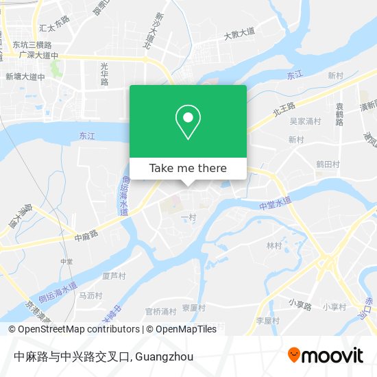 中麻路与中兴路交叉口 map