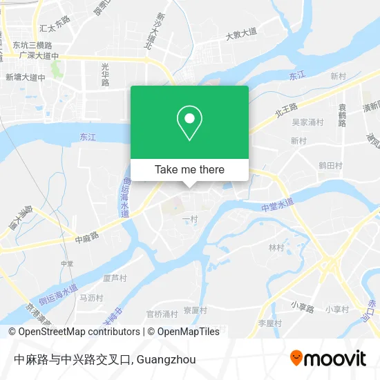 中麻路与中兴路交叉口 map
