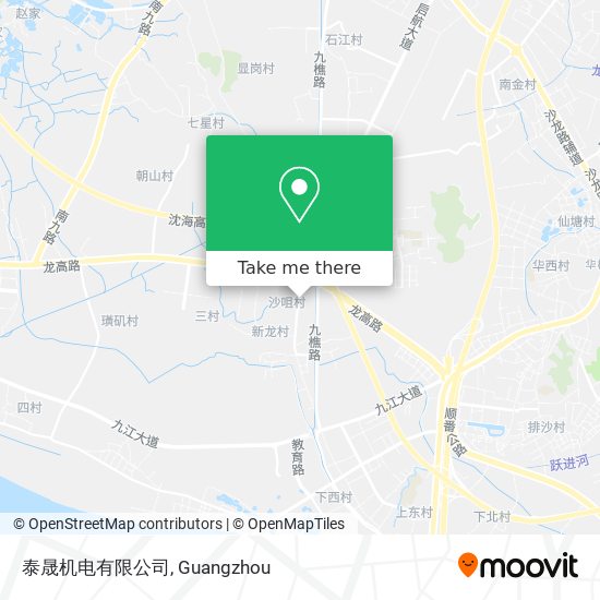 泰晟机电有限公司 map