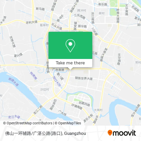 佛山一环辅路/广湛公路(路口) map