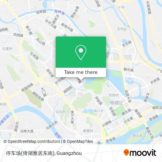 停车场(倚湖雅居东南) map
