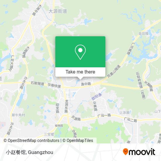 小赵餐馆 map