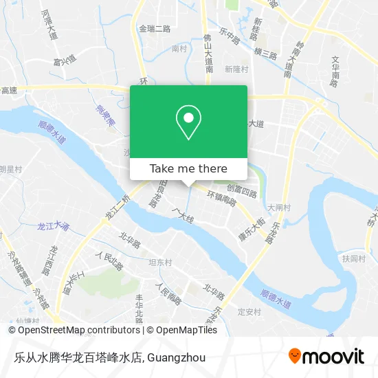 乐从水腾华龙百塔峰水店 map