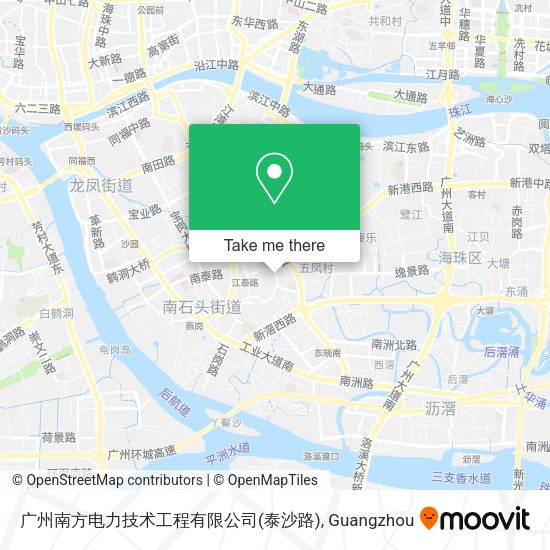广州南方电力技术工程有限公司(泰沙路) map