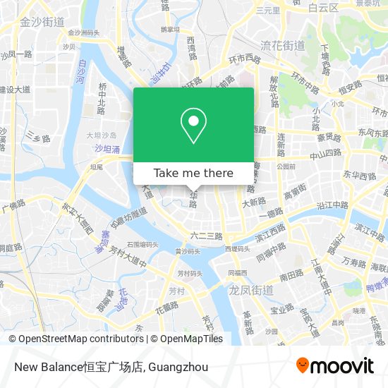 New Balance恒宝广场店 map