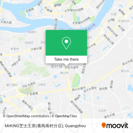 MrKING芝士王茶(番禺南村分店) map