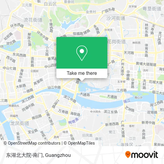 东湖北大院-南门 map