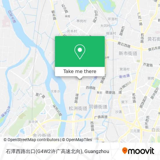 石潭西路出口(G4W2许广高速北向) map