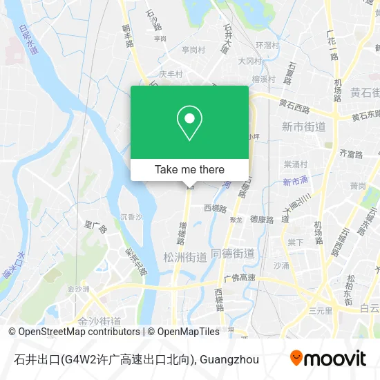 石井出口(G4W2许广高速出口北向) map