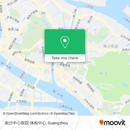 南沙中心医院-体检中心 map