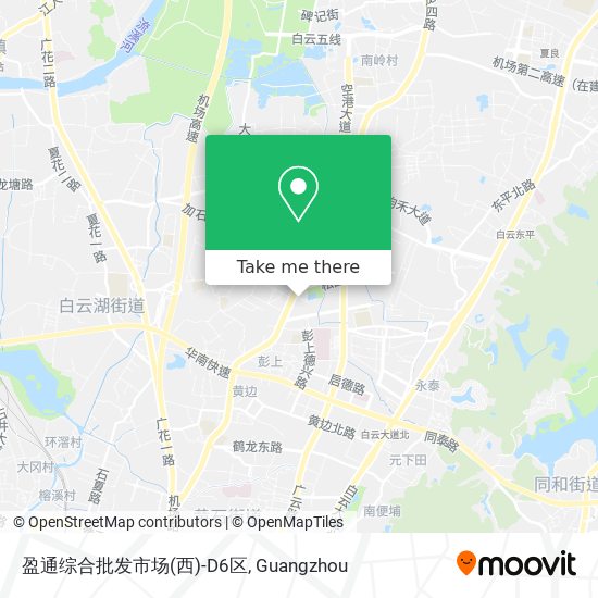 盈通综合批发市场(西)-D6区 map