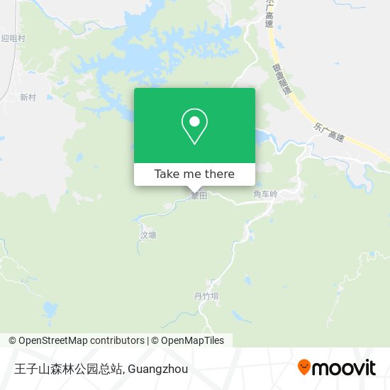 王子山森林公园总站 map