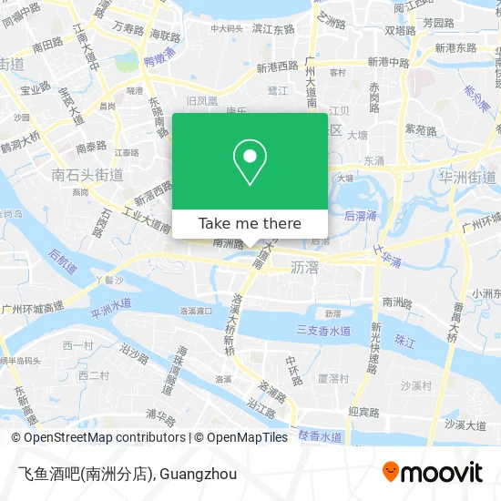 飞鱼酒吧(南洲分店) map