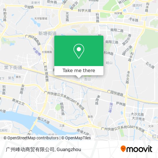 广州峰动商贸有限公司 map