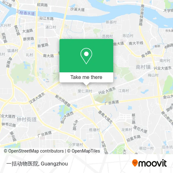 一括动物医院 map
