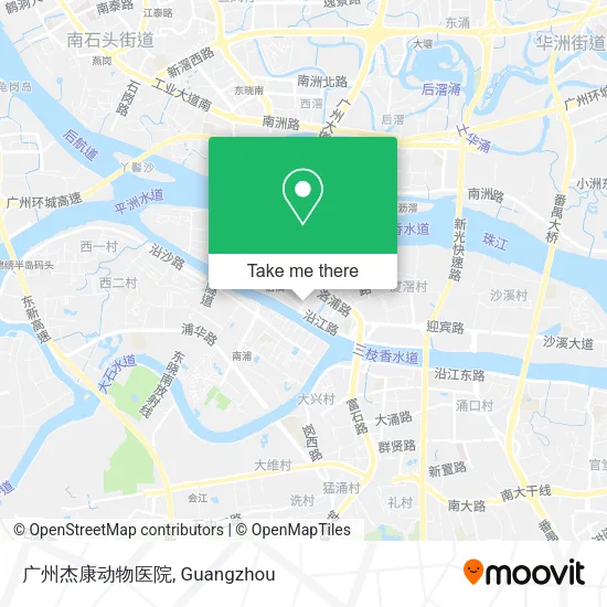 广州杰康动物医院 map