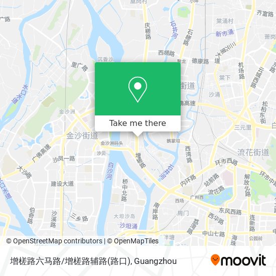 增槎路六马路/增槎路辅路(路口) map