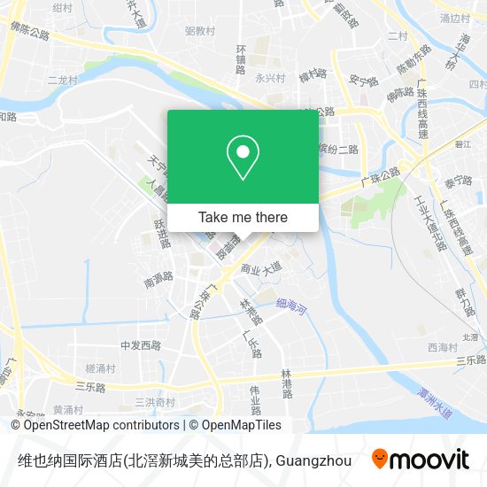 维也纳国际酒店(北滘新城美的总部店) map