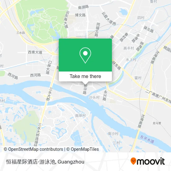 恒福星际酒店-游泳池 map