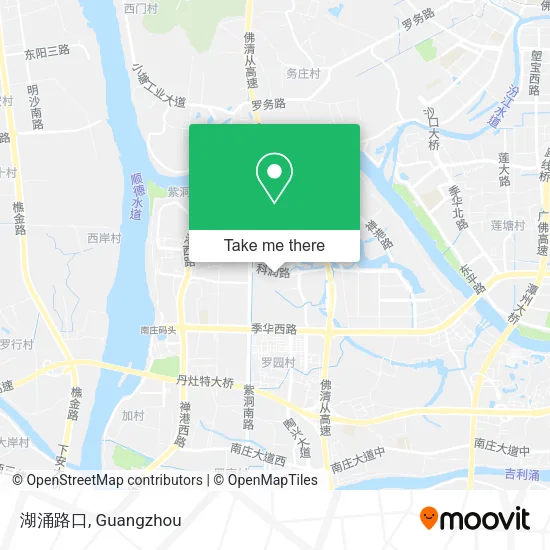 湖涌路口 map