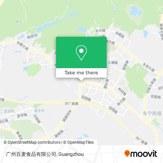 广州百麦食品有限公司 map