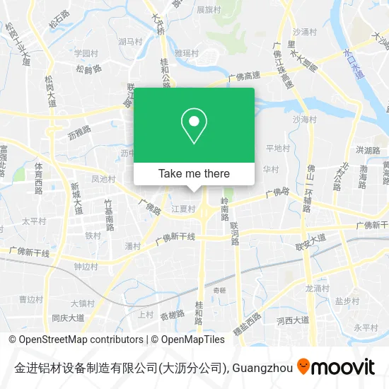 金进铝材设备制造有限公司(大沥分公司) map