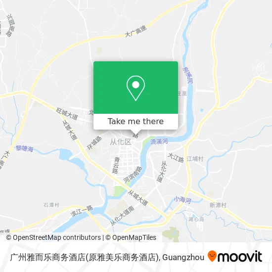 广州雅而乐商务酒店(原雅美乐商务酒店) map
