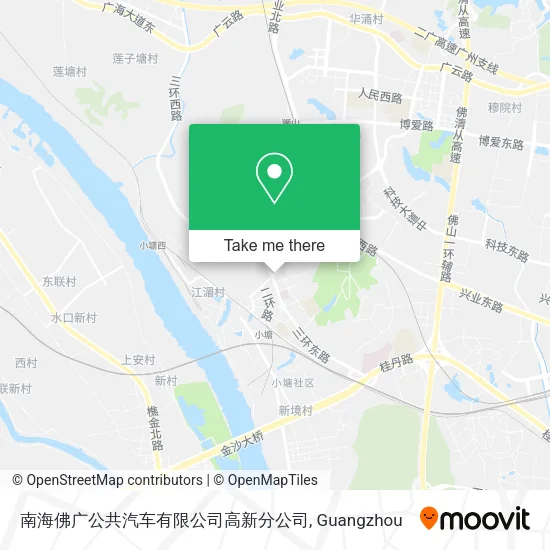 南海佛广公共汽车有限公司高新分公司 map