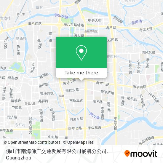 佛山市南海佛广交通发展有限公司畅凯分公司 map