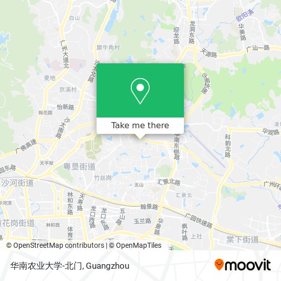 华南农业大学-北门 map