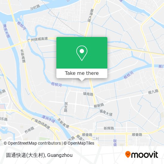 圆通快递(大生村) map