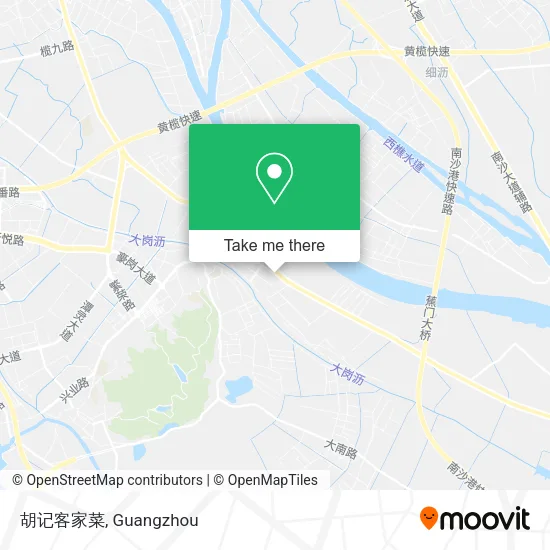 胡记客家菜 map